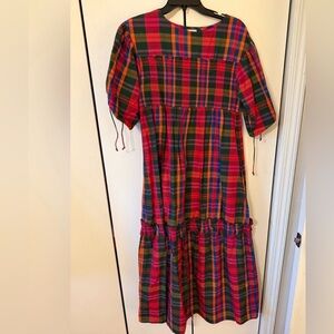 SUNSHINE TIENDA Plaid Maxi Dress